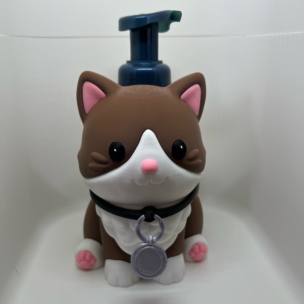Kitty bath and body works soap holder